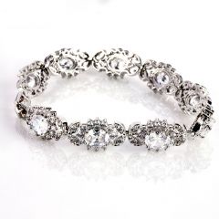 Neeshka Natural Stone AAA Cubic Zirconia Bracelet for Women, Teen Girls